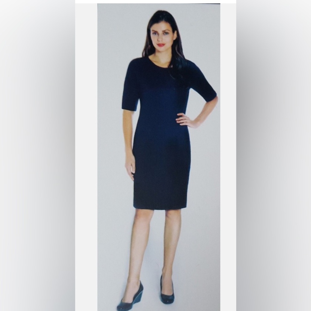 Mario Serrani Midnight Blue Midi Dress
